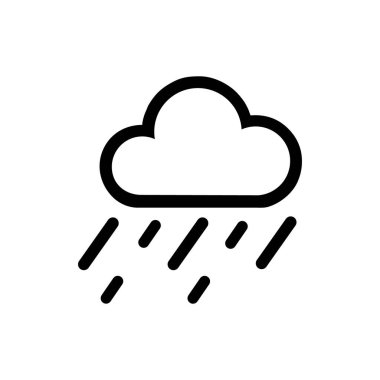 bulut yağmur simgesi logosu