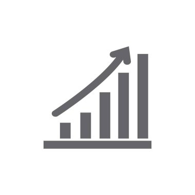 İstatistik Simgesi vektörü. Web sitesi Bilgisayar ve mobil vektörü sembolü