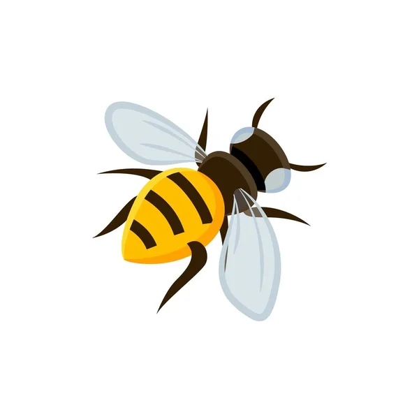Bijen Icoon Vector Symbool Voor Website Computer Mobiele Vector — Stockvector