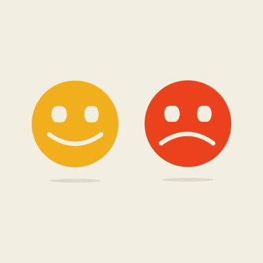 Duygusal yüz simgesi logosu