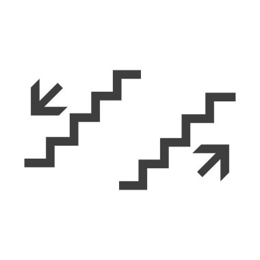 Üst ve alt vektör simgesi