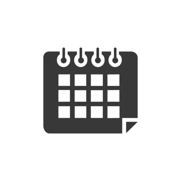 Kalendersymbolvektor Und Einfaches Flaches Symbol Für Website Handy Logo App — Stockvektor