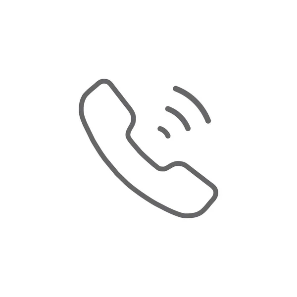 Telefoonlijn Pictogram — Stockvector