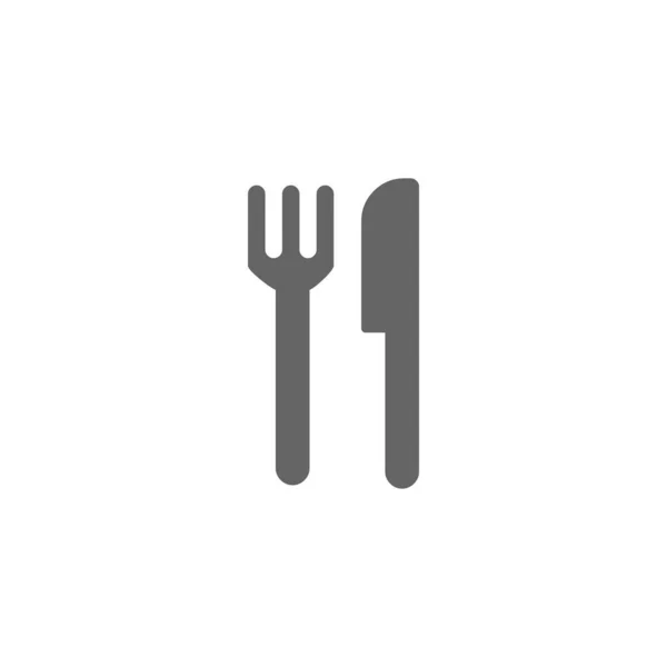 Icono Del Restaurante Vector Símbolo Para Diseño Plano Web — Archivo Imágenes Vectoriales