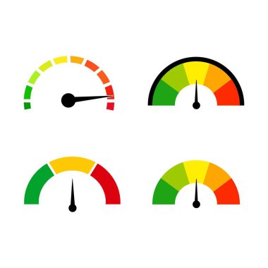 Hız göstergesi simgesi simgesi kümesi