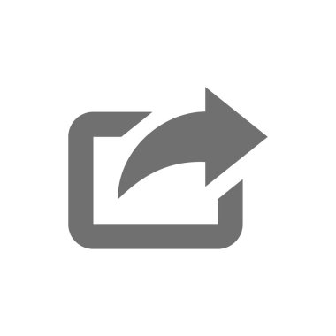 Beyaz üzerinde izole edilmiş vektörleri paylaş