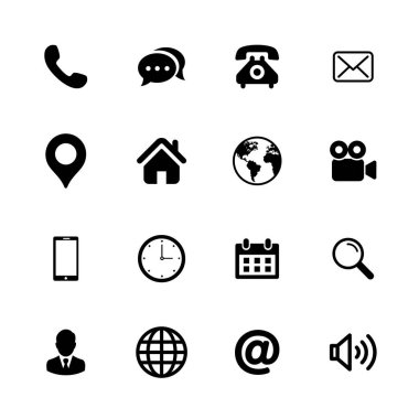 Web simgesi seti. Web simgesi seti