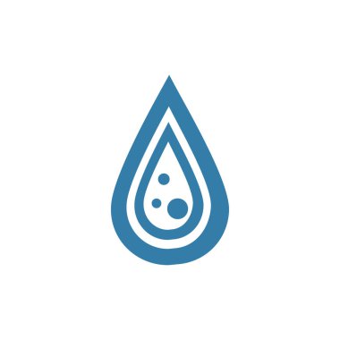  Water Blue, Water Drops çizgi simgesi vektörü