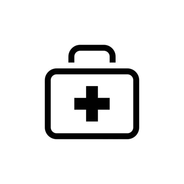 応急処置のケースアイコンのロゴ — ストックベクタ