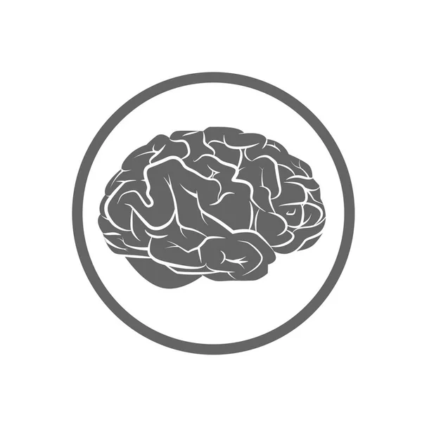 Wektor Symbolu Ludzkiego Mózgu — Wektor stockowy