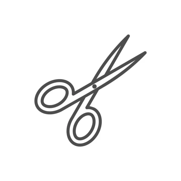 Scissors Line Icon — 스톡 벡터