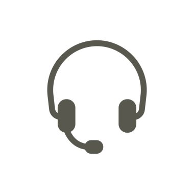 Baş Telefon Hattı Simge Vektörü