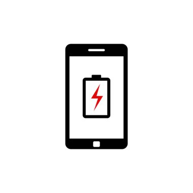 Telefon Bataryası Simge Vektörü