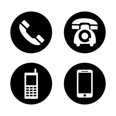 Telefon simgeleri beyaza ayarlandı 