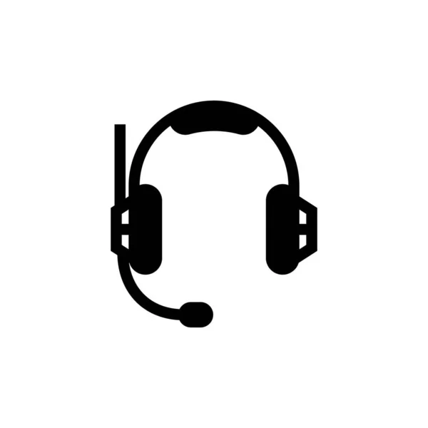 Ligne Téléphone Principal Logo Icône Simple — Image vectorielle
