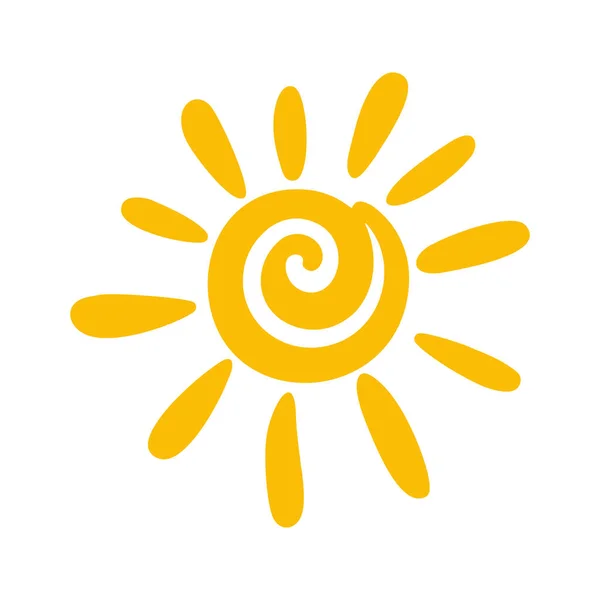 Illustration Sun Set Icon Vector 로열티 프리 스톡 벡터