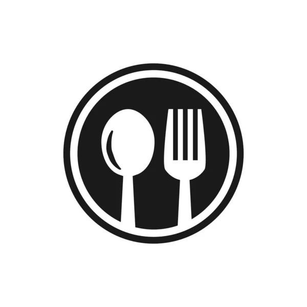 为您的网站设计的餐厅图标 — 图库矢量图片