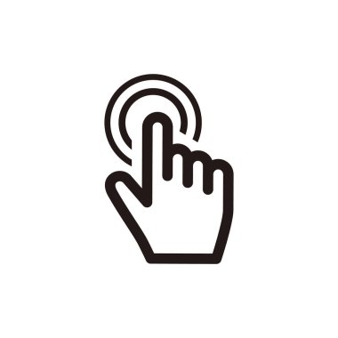 Satır simgesi vektörüne tıklayın