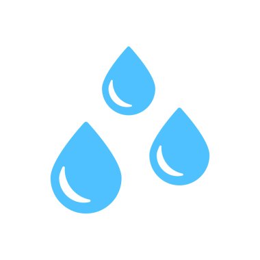 su damlası simgesi vektörü