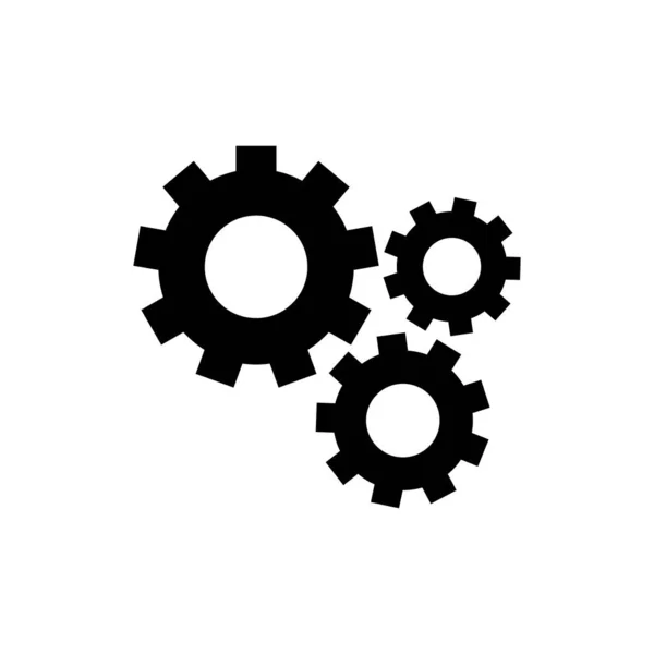 Configuração Vetor Mecanismo Engrenagens Cogwheel —  Vetores de Stock
