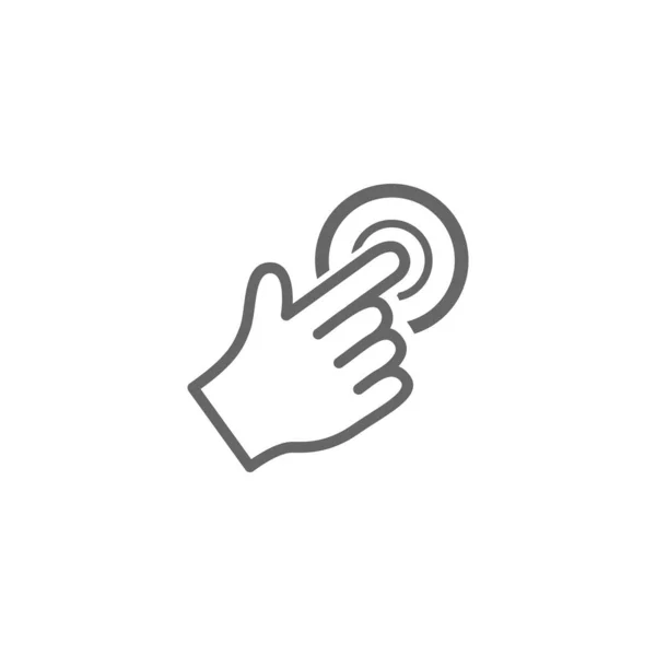 Hand Touch Icon Symbol Vector — Stock Vector