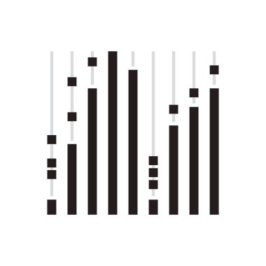 Soyut ses eşitleyici dalga arkaplanı