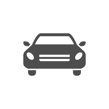 araba basit simge sembolü vektörü