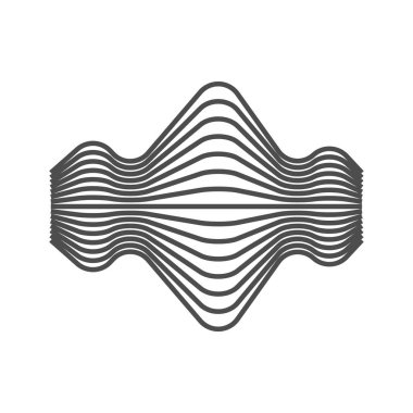 Ses dalgası eşitleyici müzik simgesi