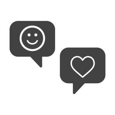 Web sitesi ve uygulama için konuşma balonu sembolü