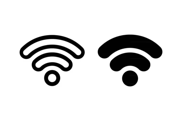 Wifi Signal Icône Symbole Vecteur — Image vectorielle