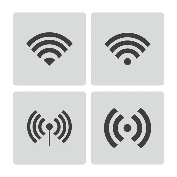 Wifi Signal Symbole Symbolvektor — Stockvektor