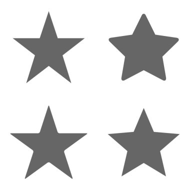 Web bilgisayarı ve mobil için favori yıldız kümesi 