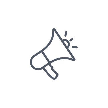 Grafik ve web sitesi için hoparlör simgesi vektörü