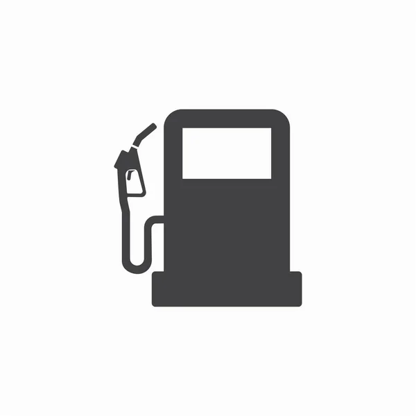 Pompa Benzina Vettore Icona Ugello — Vettoriale Stock