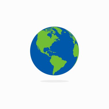 Dünya vektör simgesi EPS 10