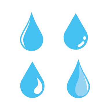 Vektör mavi indirme simgesi EPS 10 ayarlandı