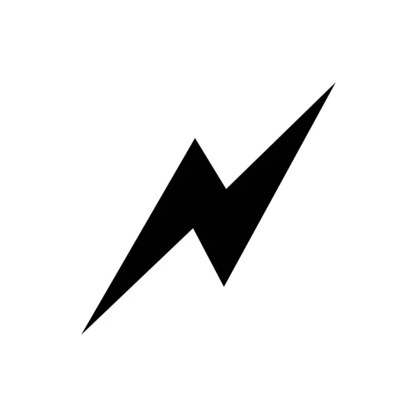 Logo Icona Elettricità Astratta — Vettoriale Stock