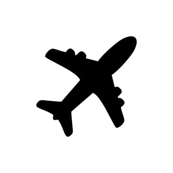 Logotipo Ícone Vetor Avião — Vetor de Stock