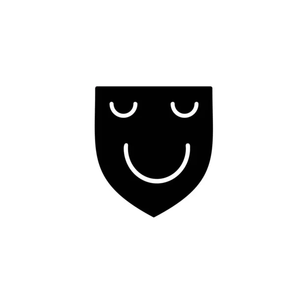 Логотип Щасливого Виразу Маски — стоковий вектор