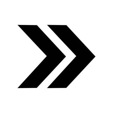 çift siyah ok sağa