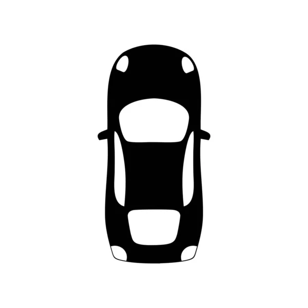 Icône Voiture Logo Isolé Sur Fond Blanc — Image vectorielle