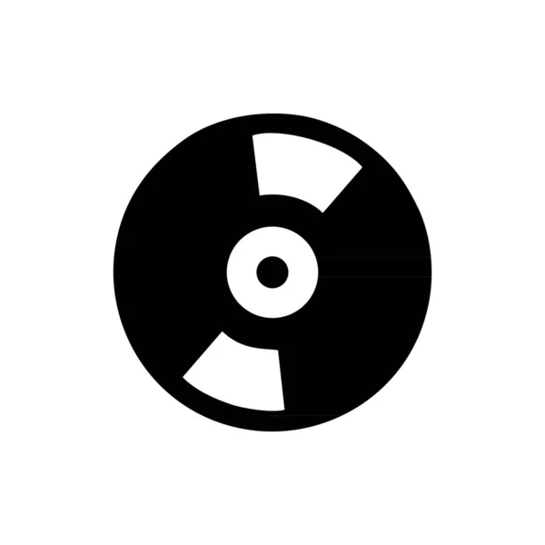 Compact Disk Icon Logo — Stock Vector