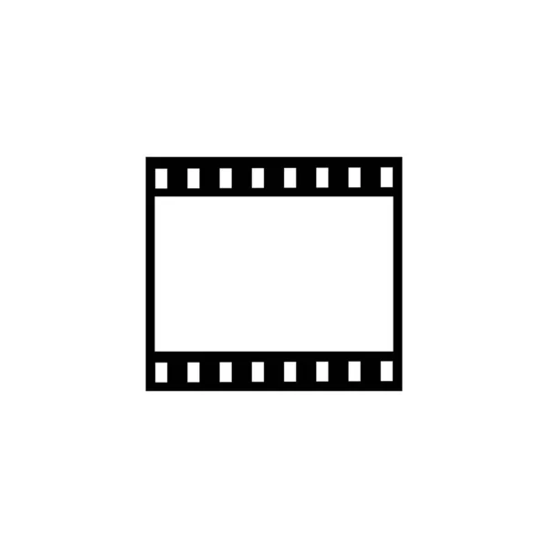 Filmstrips Логотип Значка Изолирован Белом Фоне — стоковый вектор