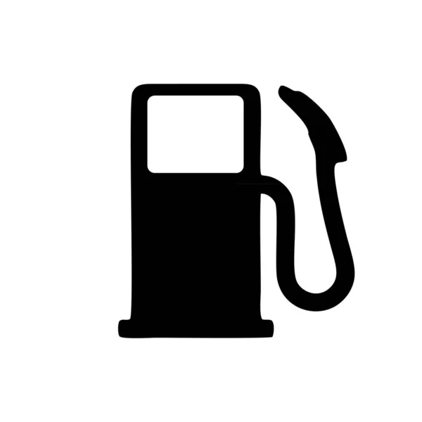 Símbolo Recarga Combustible Aislado Sobre Fondo Blanco — Vector de stock