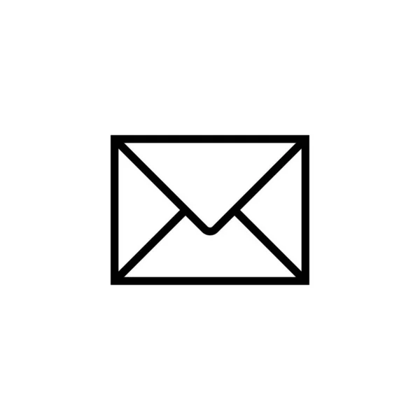 Logotipo Ícone Mensagem Isolado Fundo Branco —  Vetores de Stock