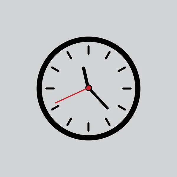 Ícone Vetor Relógio Parede — Vetor de Stock