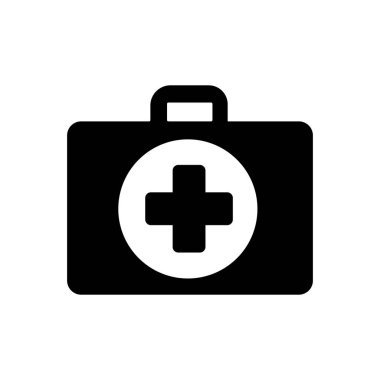 Beyaz arkaplanda ilk yardım simgesi