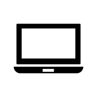 dizüstü bilgisayar vektör simgesi logosu