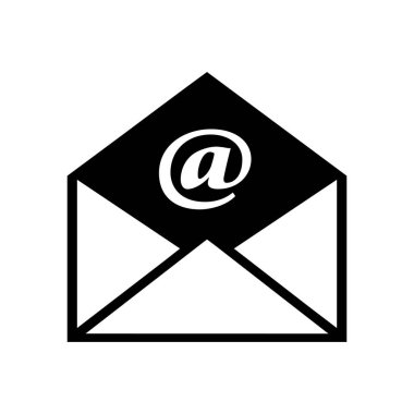 Açılan e- posta zarfı simgesi