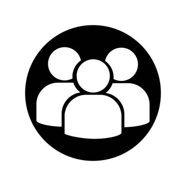 insanlar beyaz arkaplanda vektör simgesi